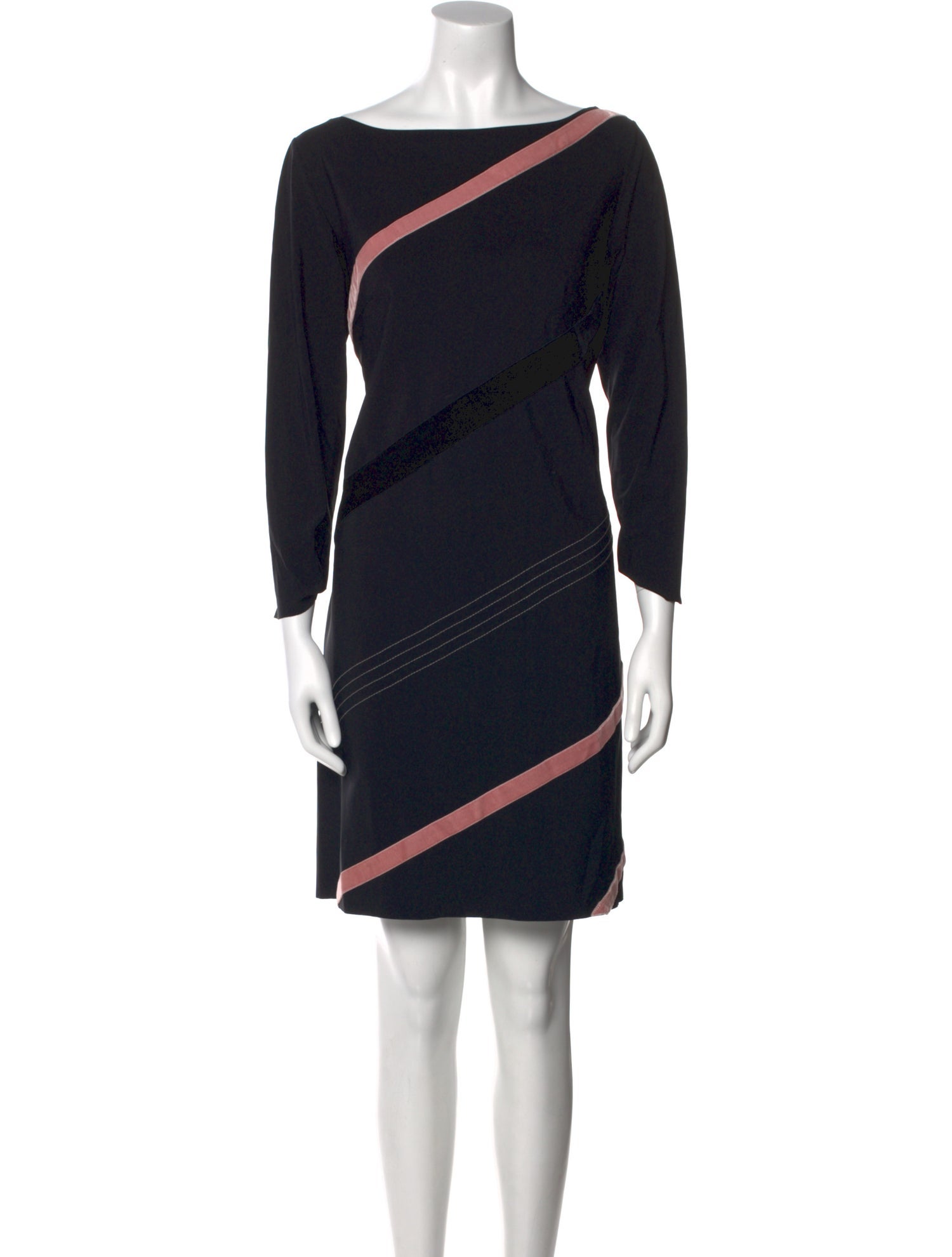 Chiara Boni Striped Mini Dress