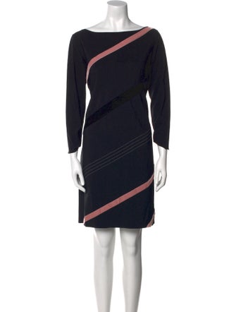 Chiara Boni Striped Mini Dress