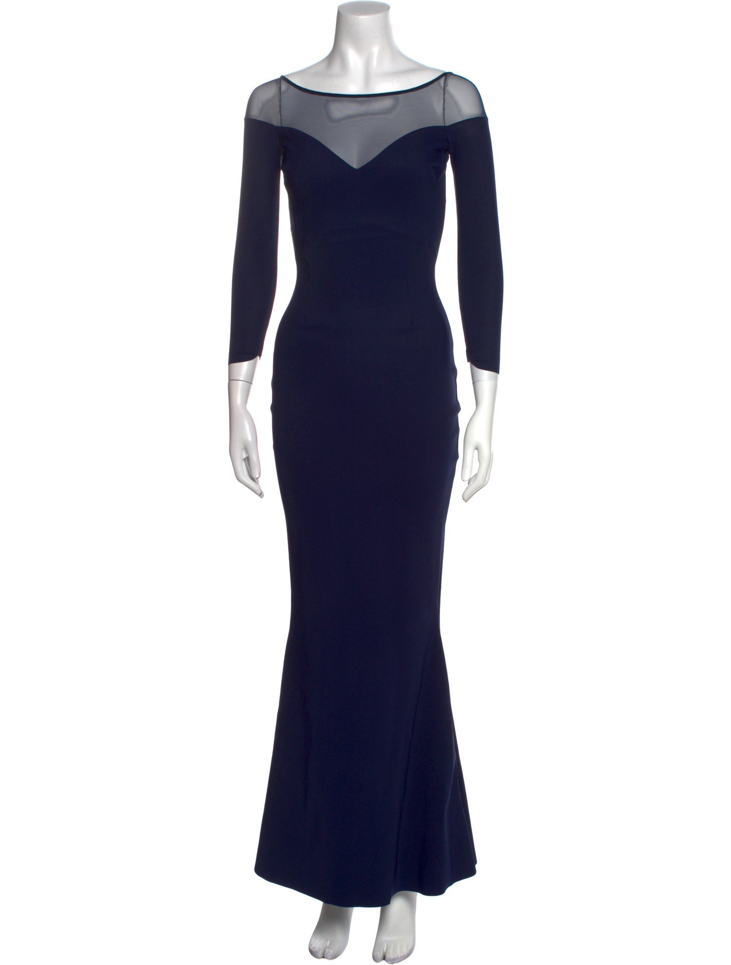 Chiara Boni Scoop Neck Long Dress