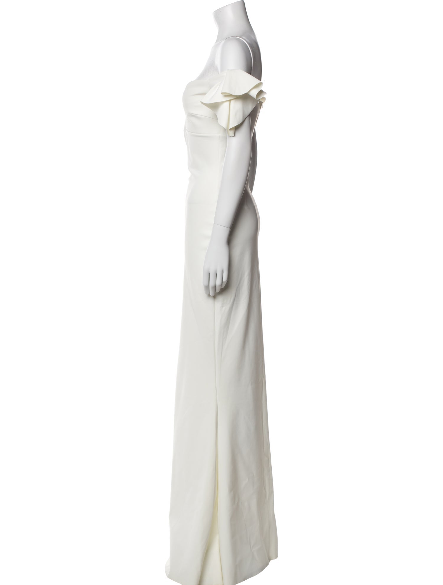 Chiara Boni Off-The-Shoulder Long Dress