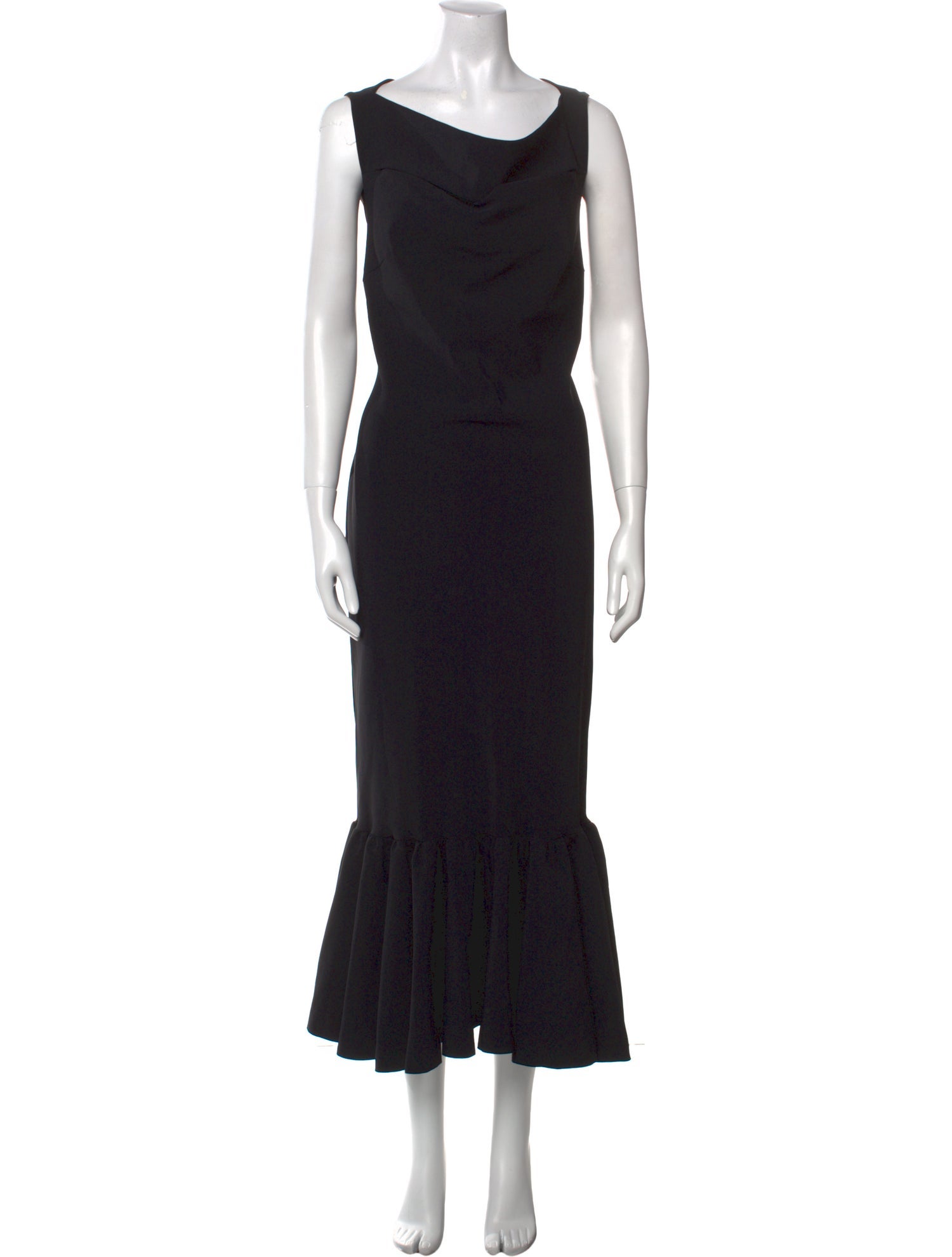 Chiara Boni Cowl Neck Long Dress