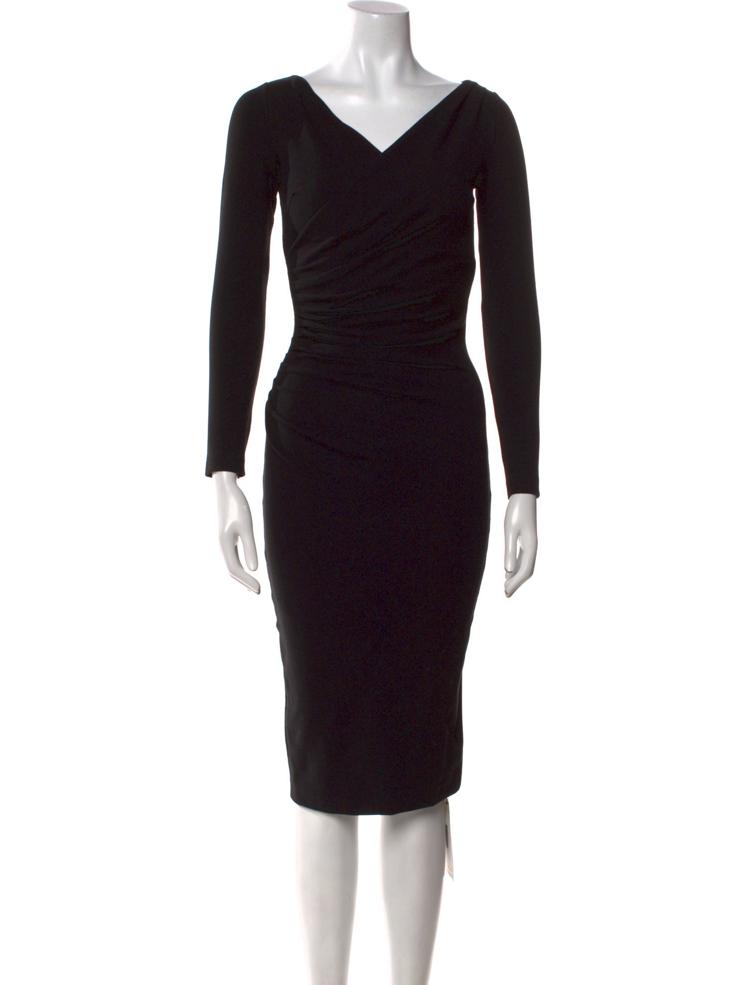 Chiara Boni V-Neck Knee-Length Dress