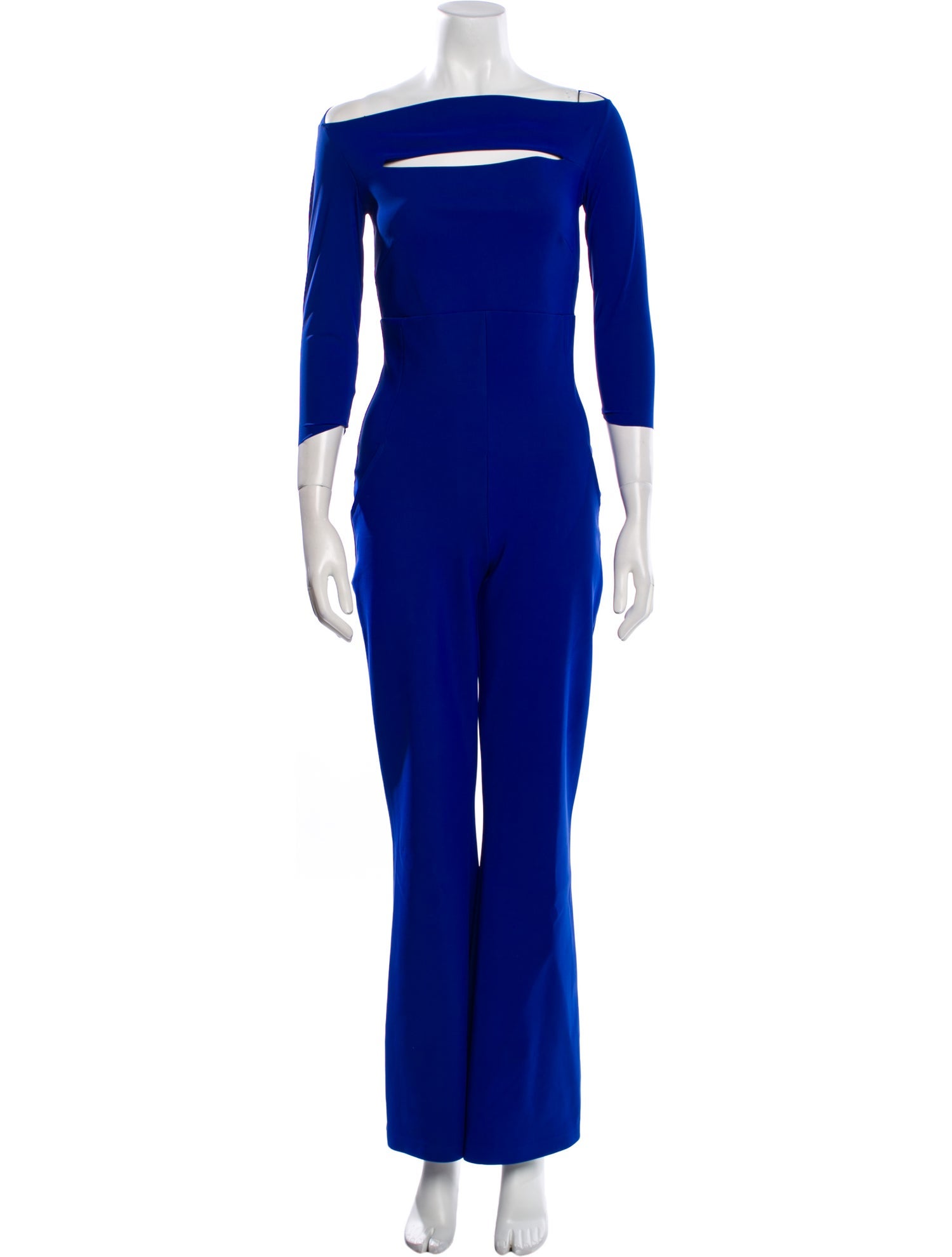 La Petite Robe di Chiara Boni Nylon Bateau Neckline Jumpsuit