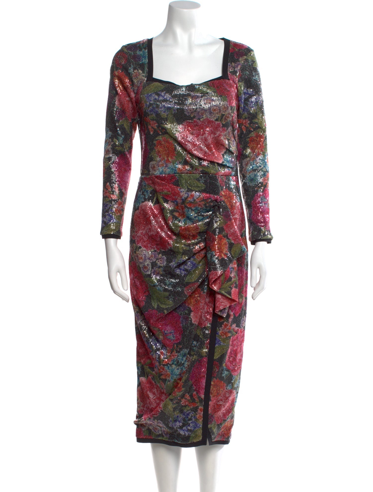 Chiara Boni Printed Midi Length Dress w/ Tags