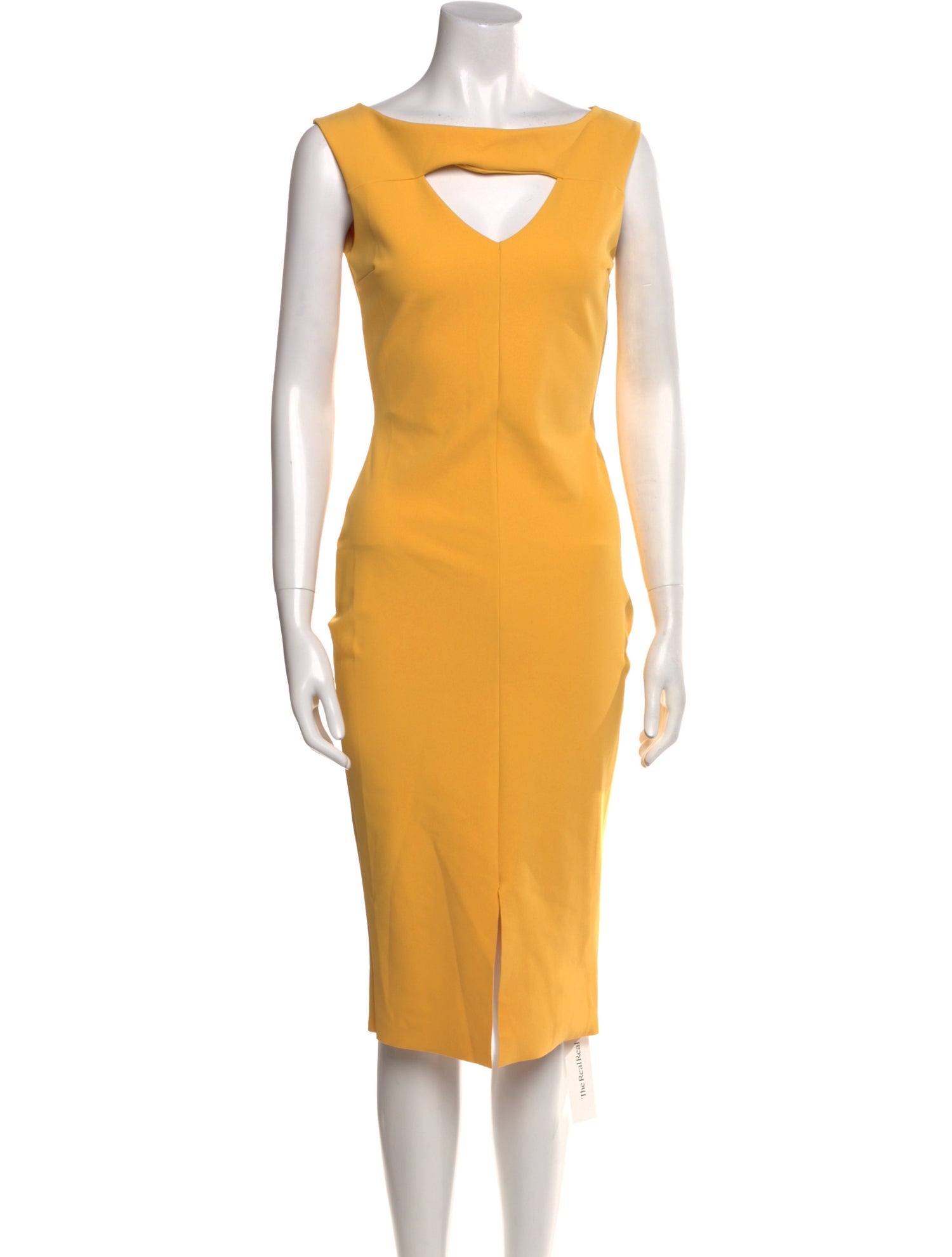 Chiara Boni Bateau Neckline Midi Length Dress