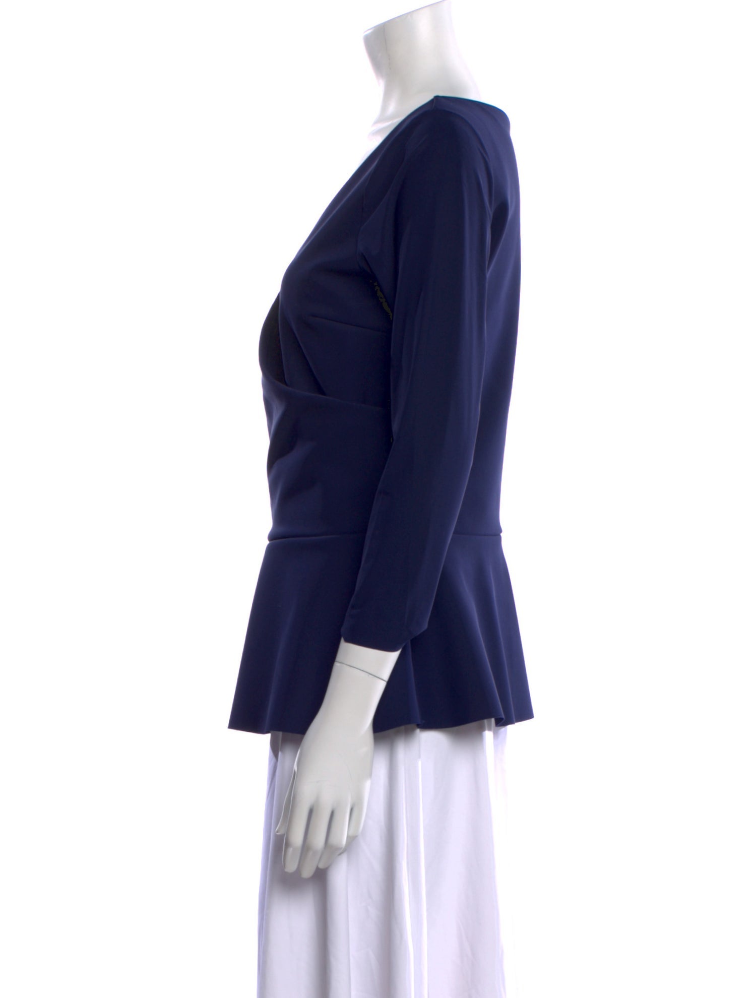 Chiara Boni V-Neck Three-Quarter Sleeve Top