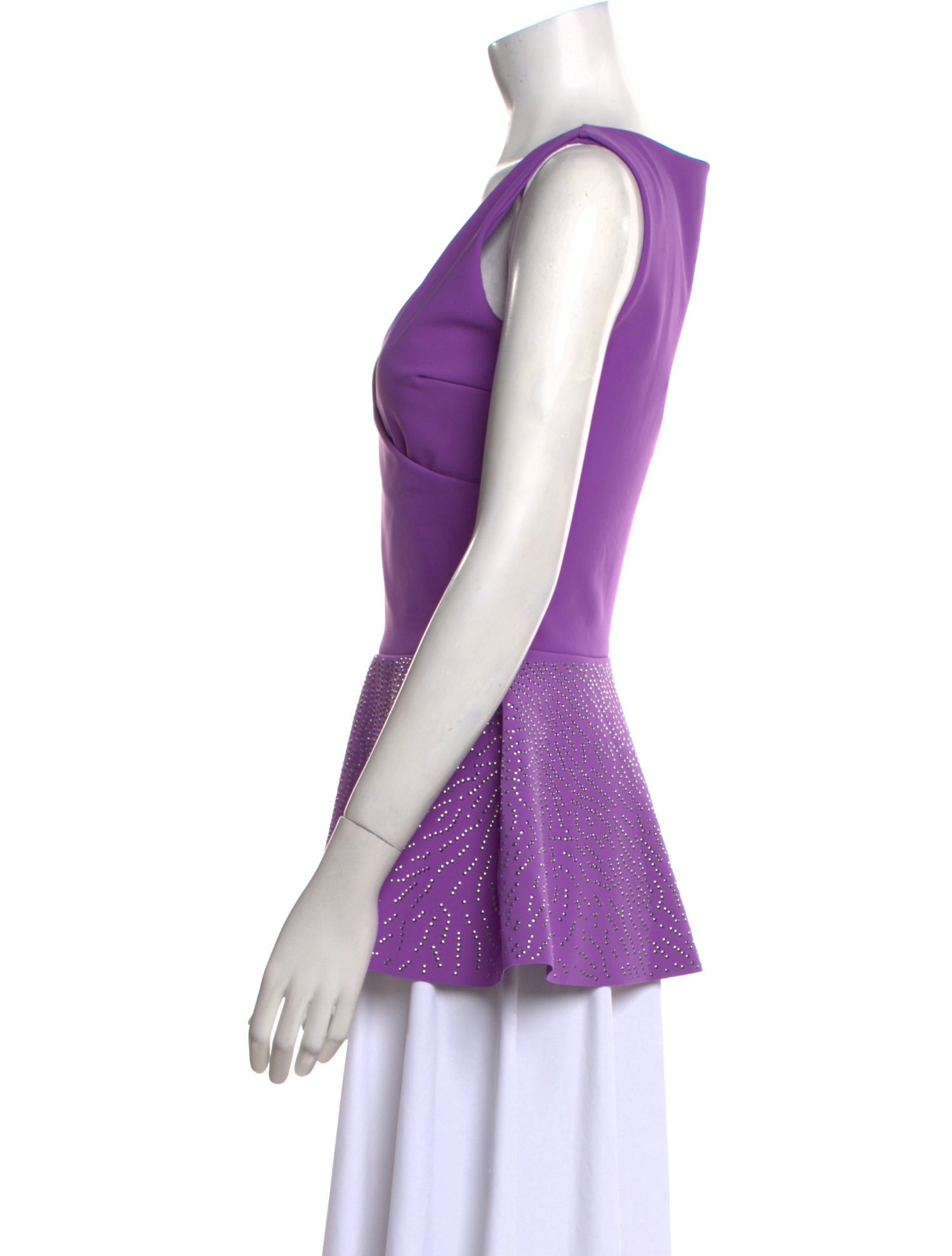 Chiara Boni V-Neck Sleeveless Blouse