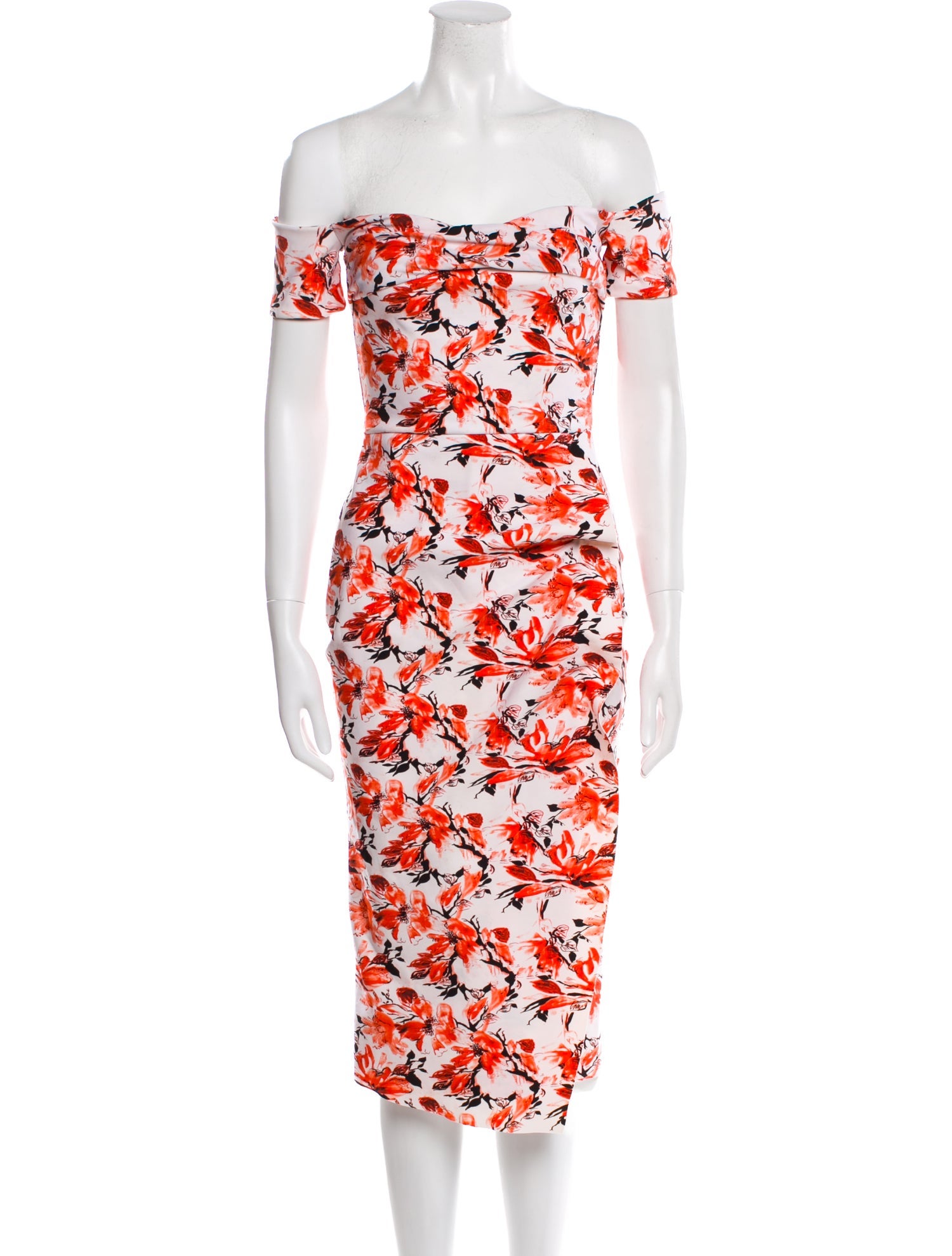 Chiara Boni Floral Print Knee-Length Dress
