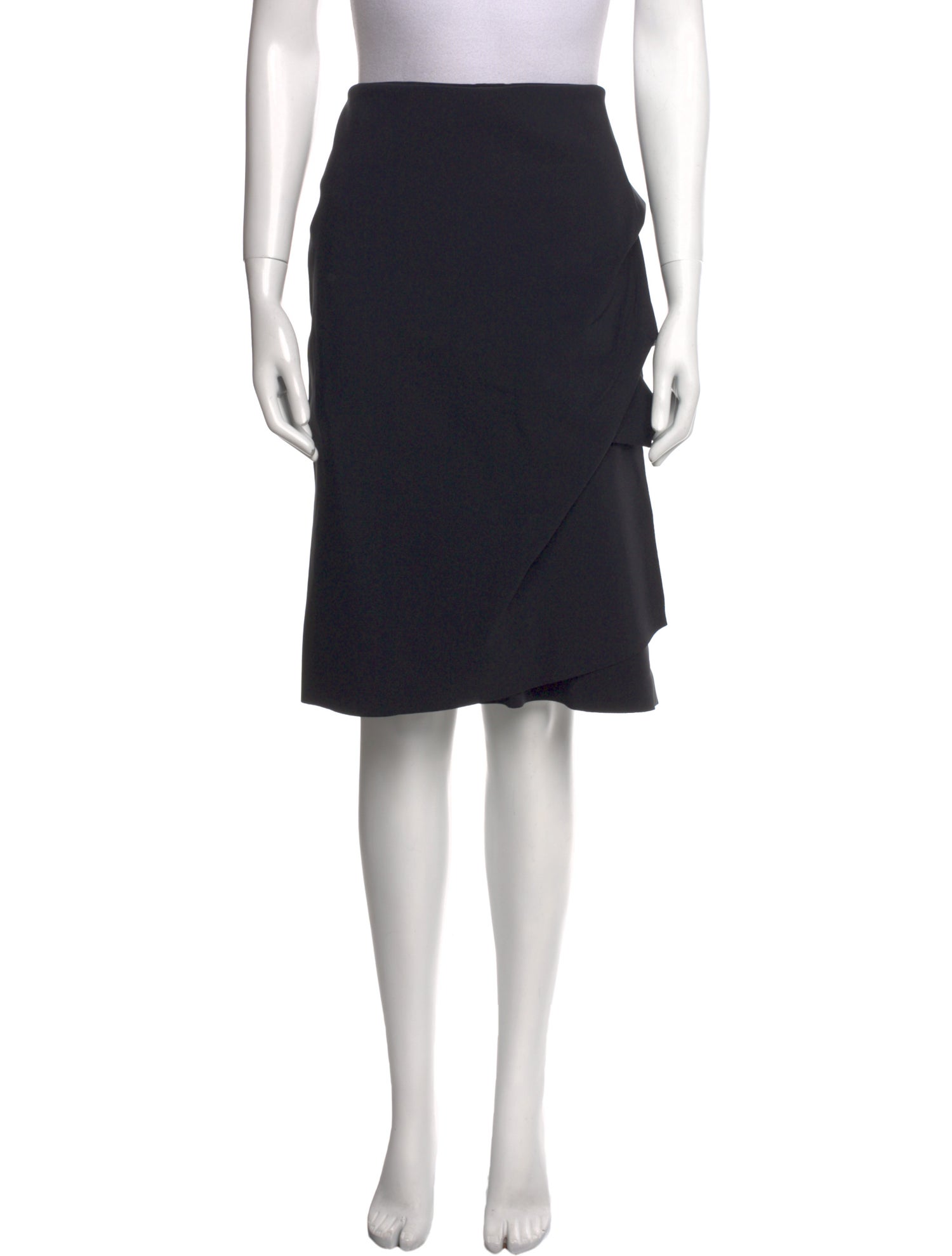 Chiara Boni Ruffle Embellishment Knee-Length Skirt