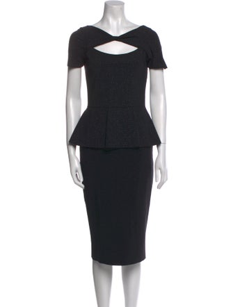 Chiara Boni Printed Midi Length Dress