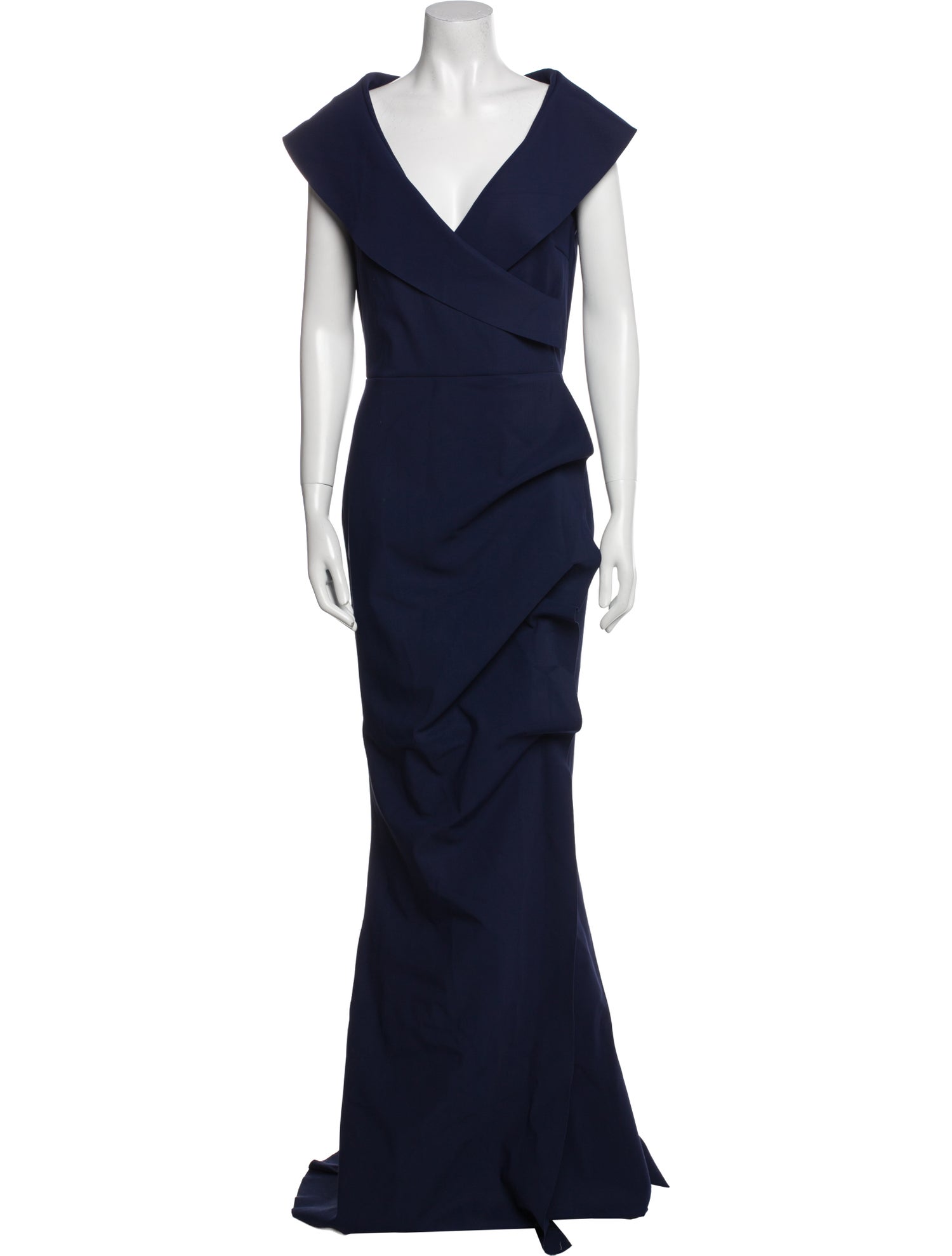 Chiara Boni V-Neck Long Dress