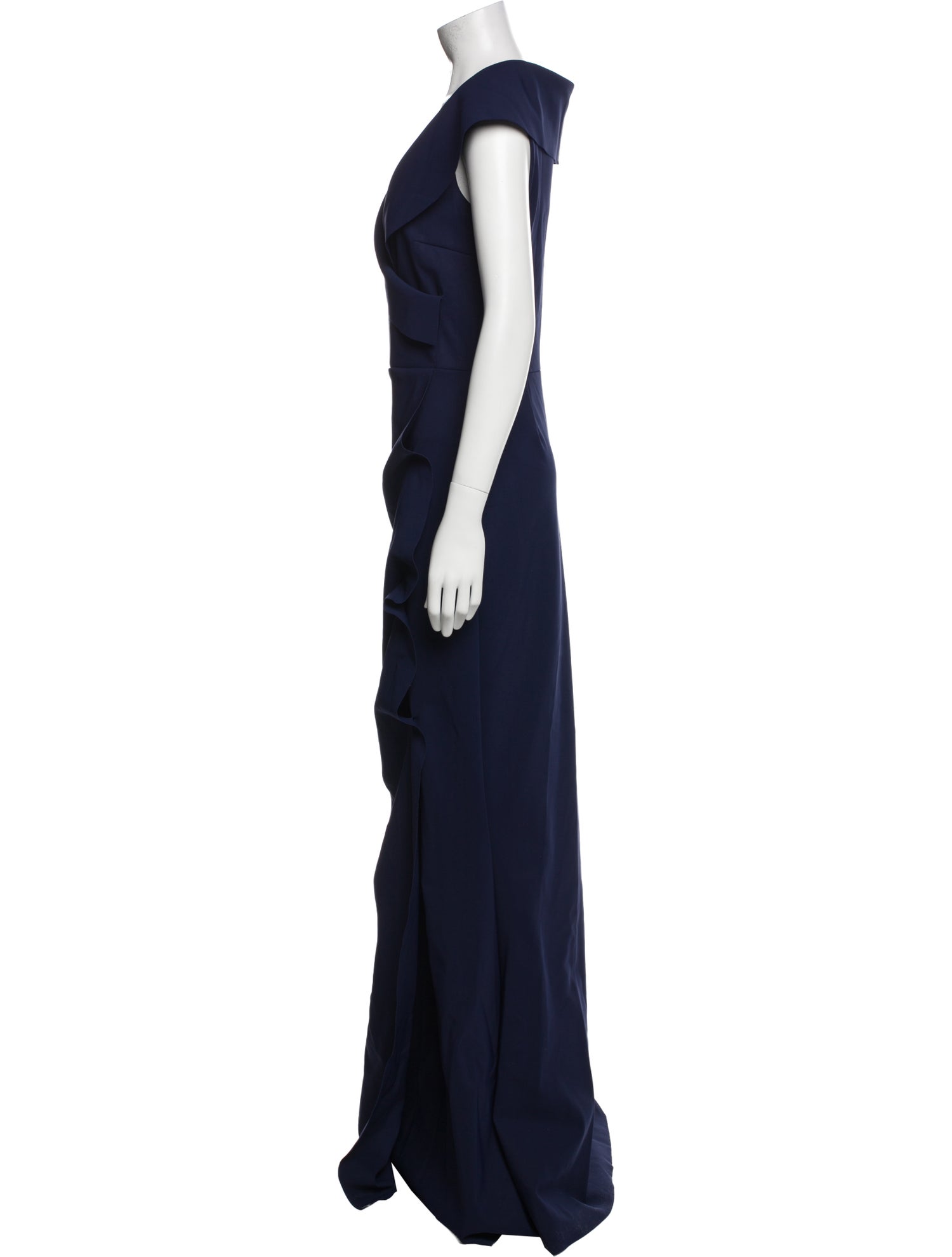 Chiara Boni V-Neck Long Dress
