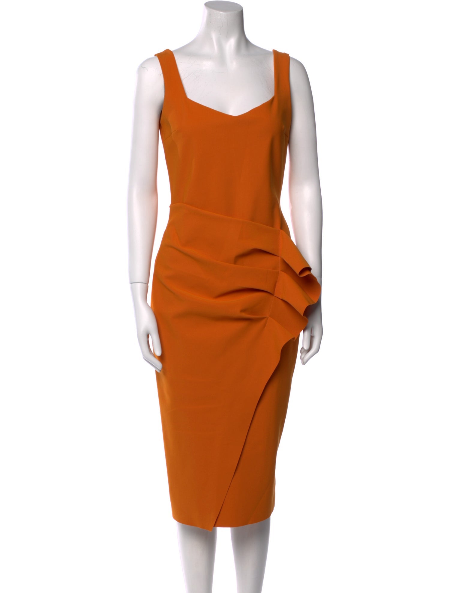 Chiara Boni Square Neckline Midi Length Dress w/ Tags
