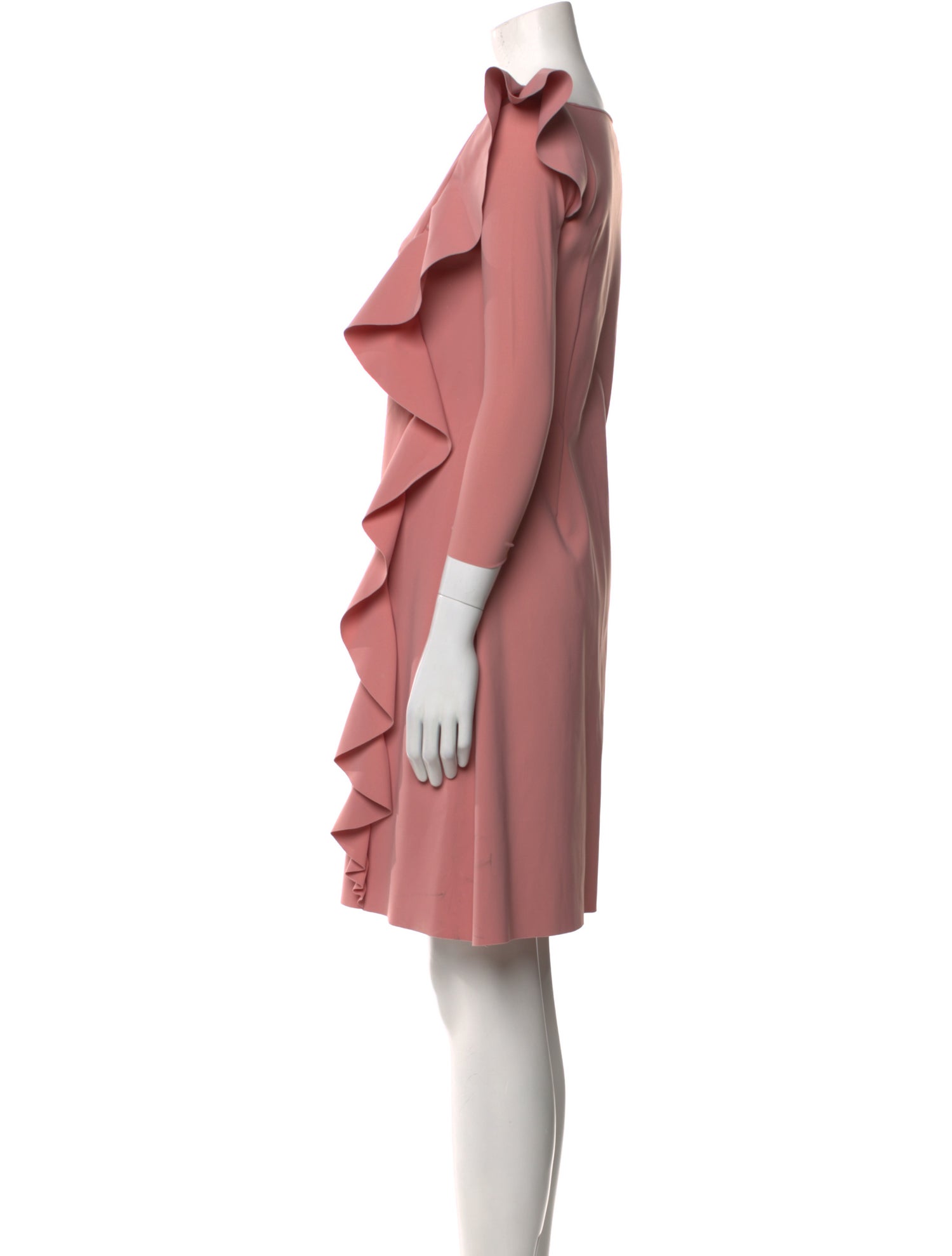 Chiara Boni Bateau Neckline Mini Dress