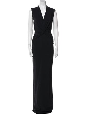 Chiara Boni V-Neck Long Dress