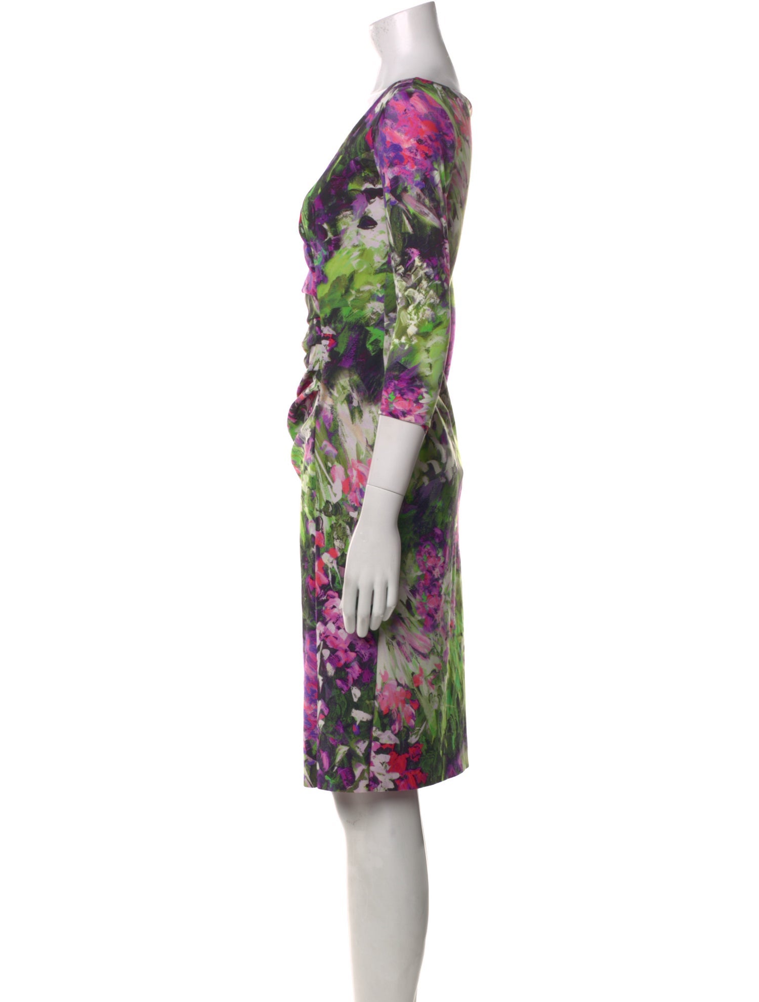 Chiara Boni Printed Knee-Length Dress