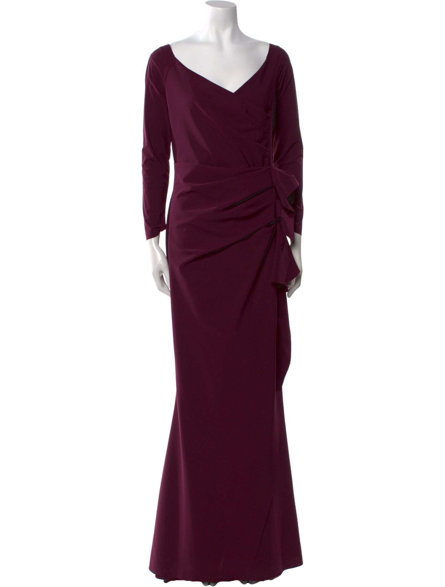Chiara Boni V-Neck Long Dress