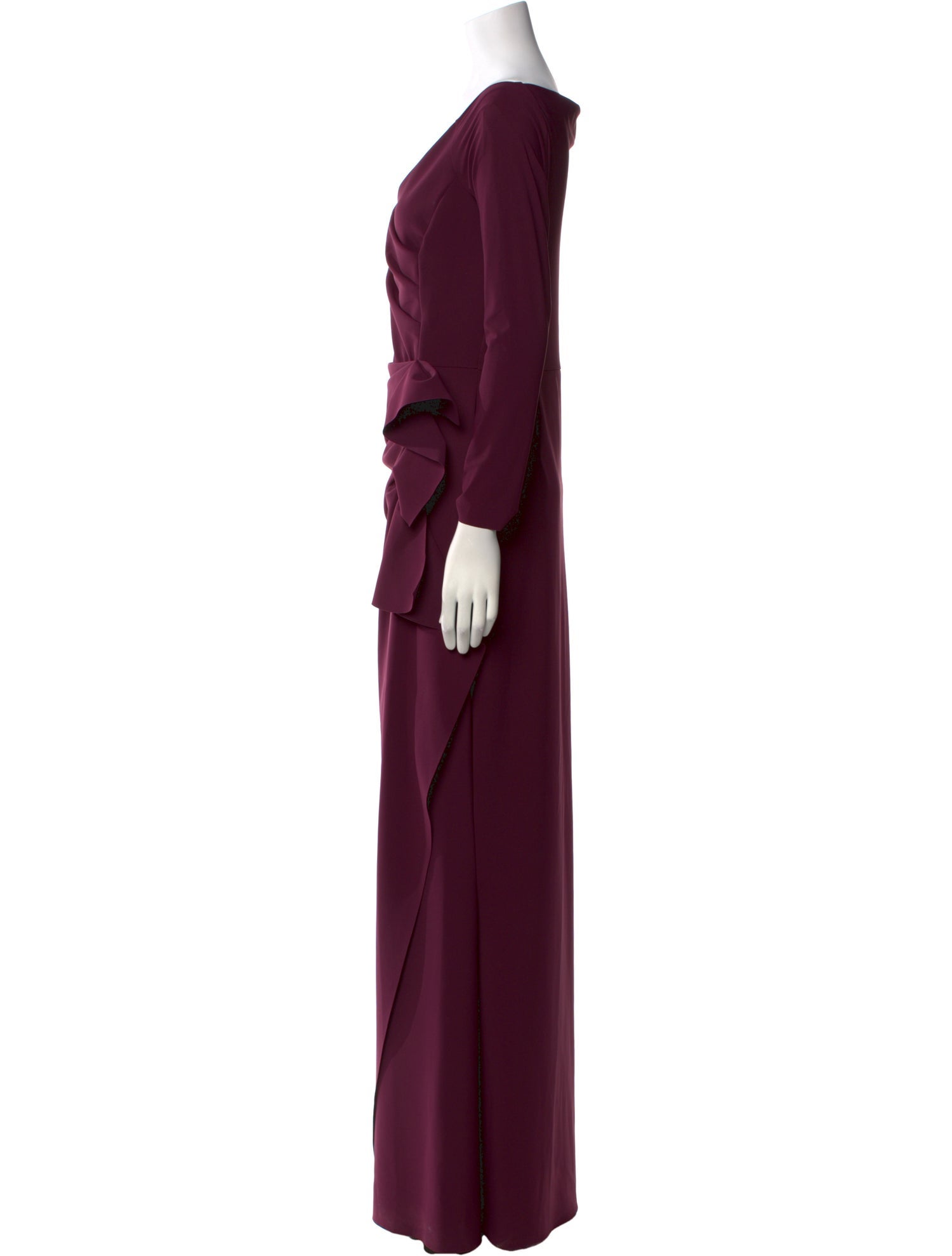 Chiara Boni V-Neck Long Dress