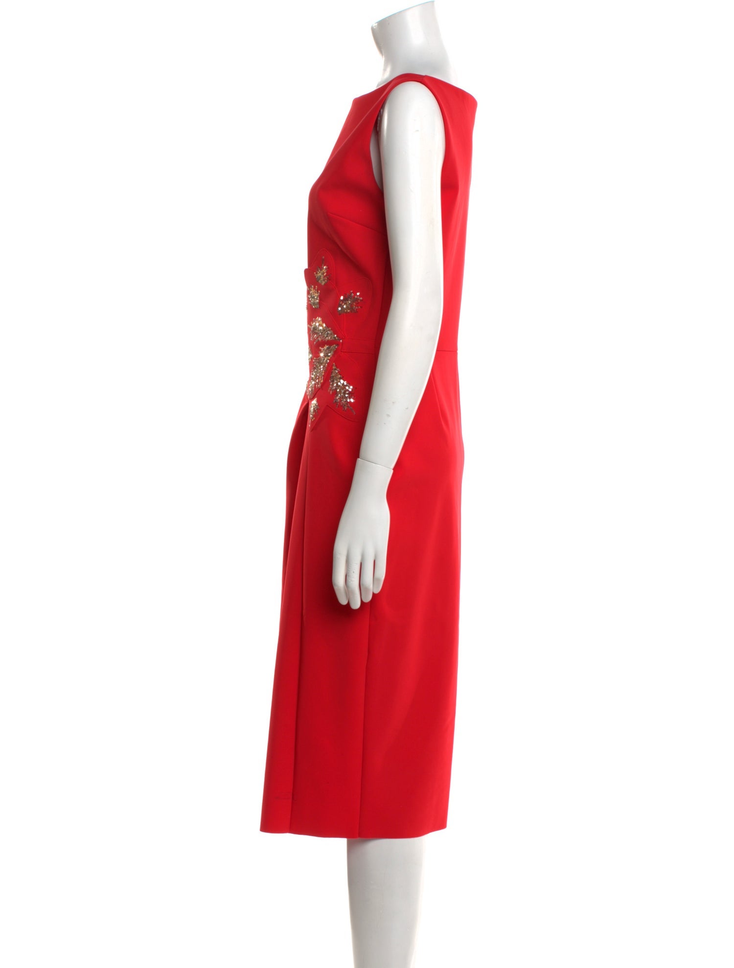 Chiara Boni Neoprene Midi Length Dress