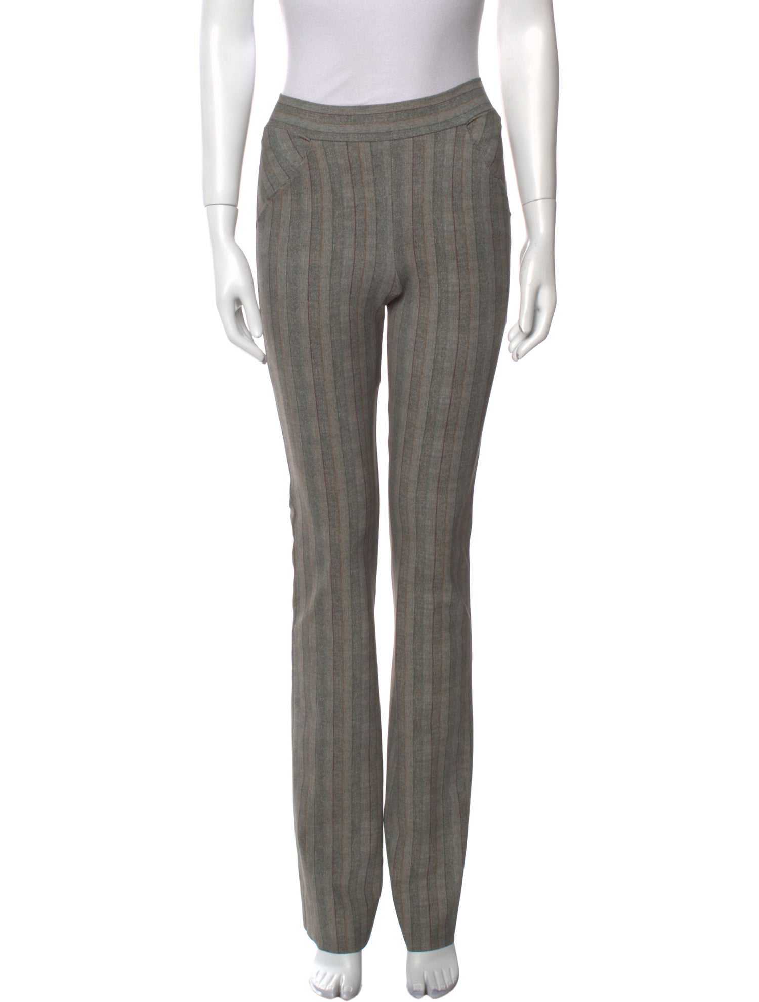 Chiara Boni Striped Wide Leg Pants
