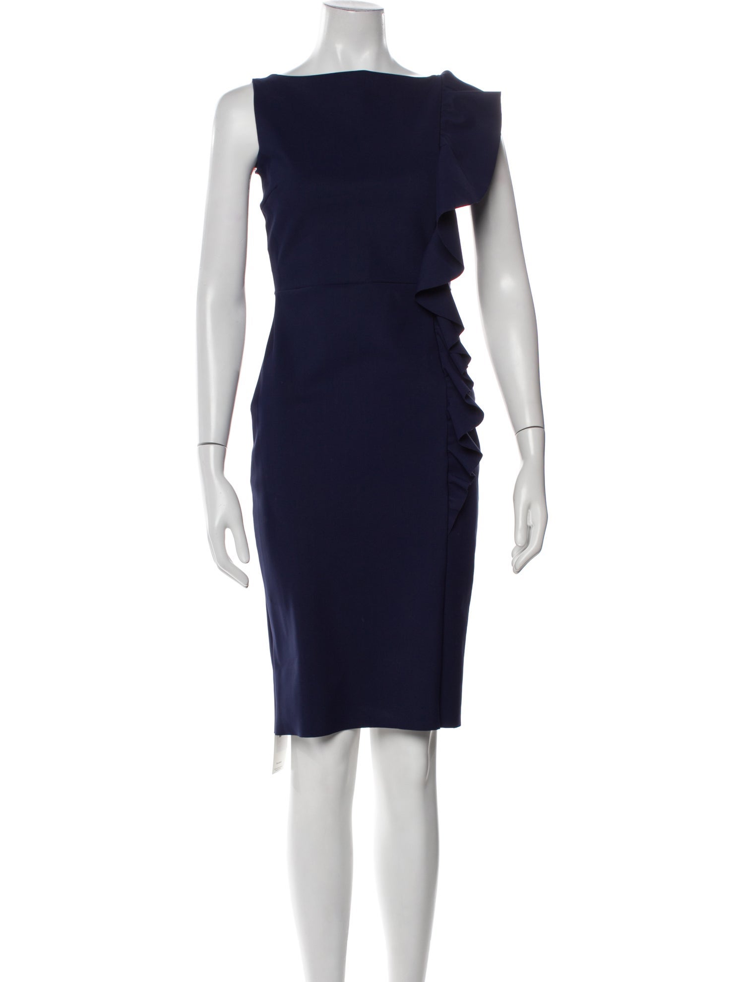 Chiara Boni Bateau Neckline Knee-Length Dress