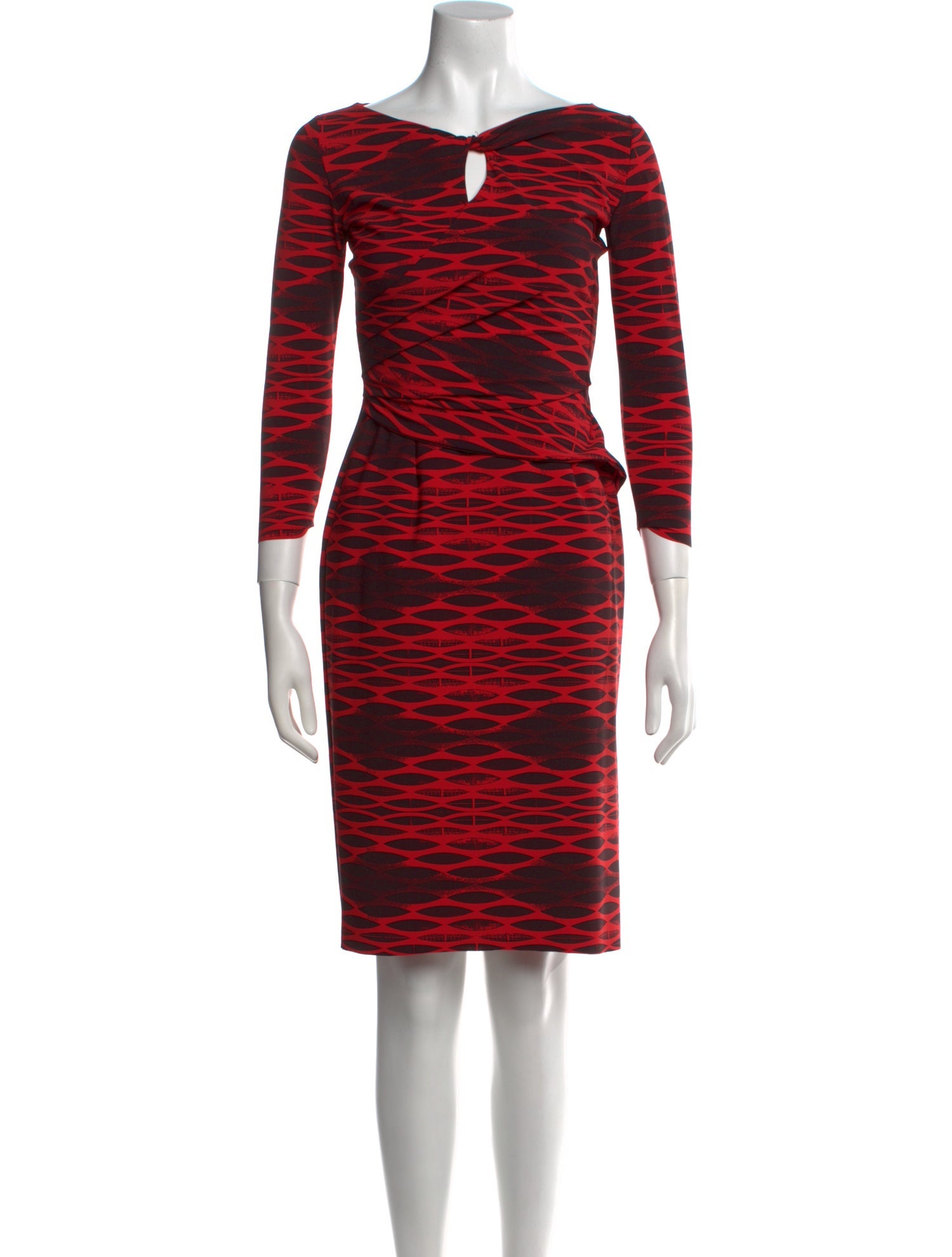 Chiara Boni Printed Knee-Length Dress