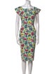 Chiara Boni Floral Print Midi Length Dress