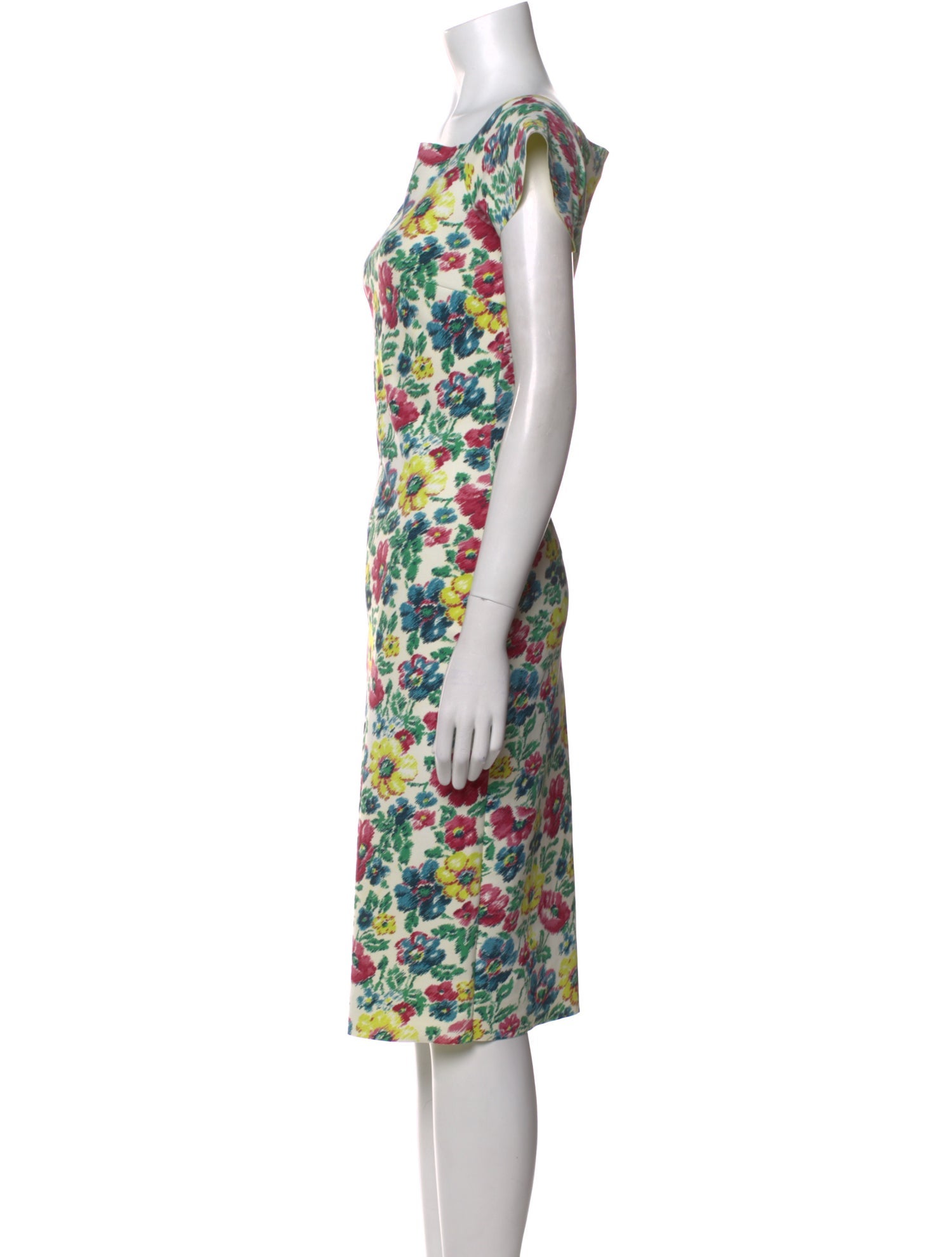 Chiara Boni Floral Print Midi Length Dress