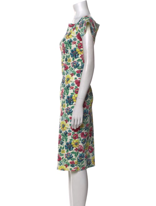 Chiara Boni Floral Print Midi Length Dress