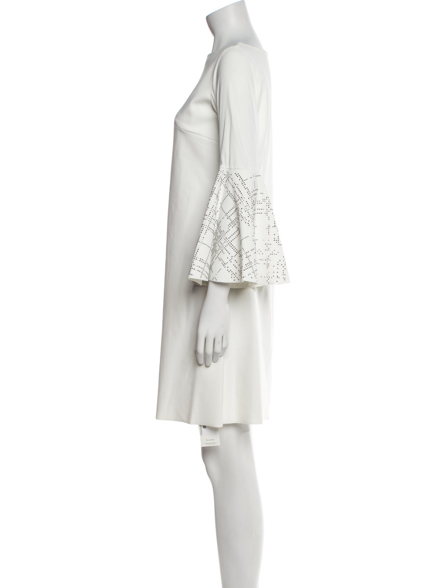 Chiara Boni Bateau Neckline Mini Dress