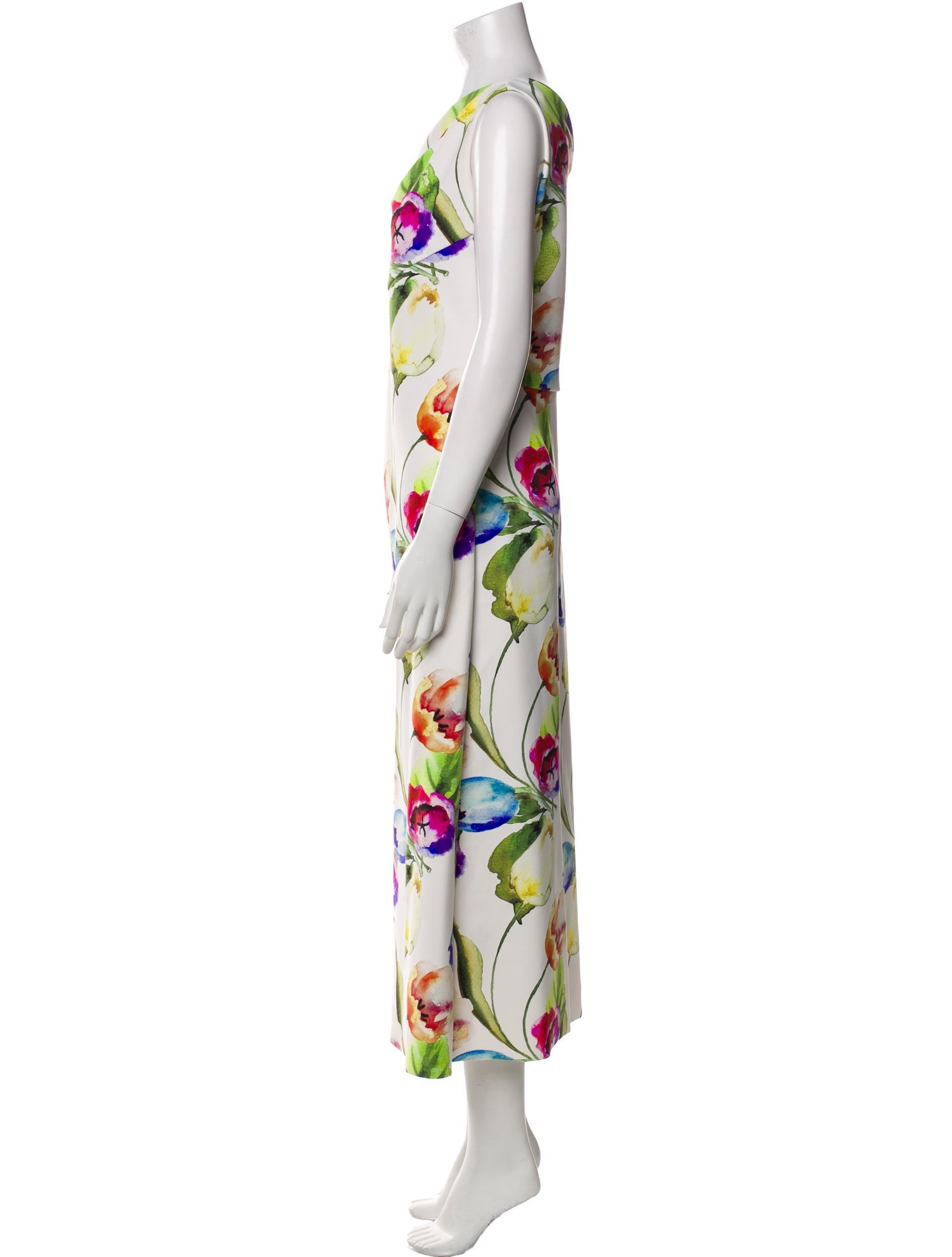 Chiara Boni Floral Print Long Dress