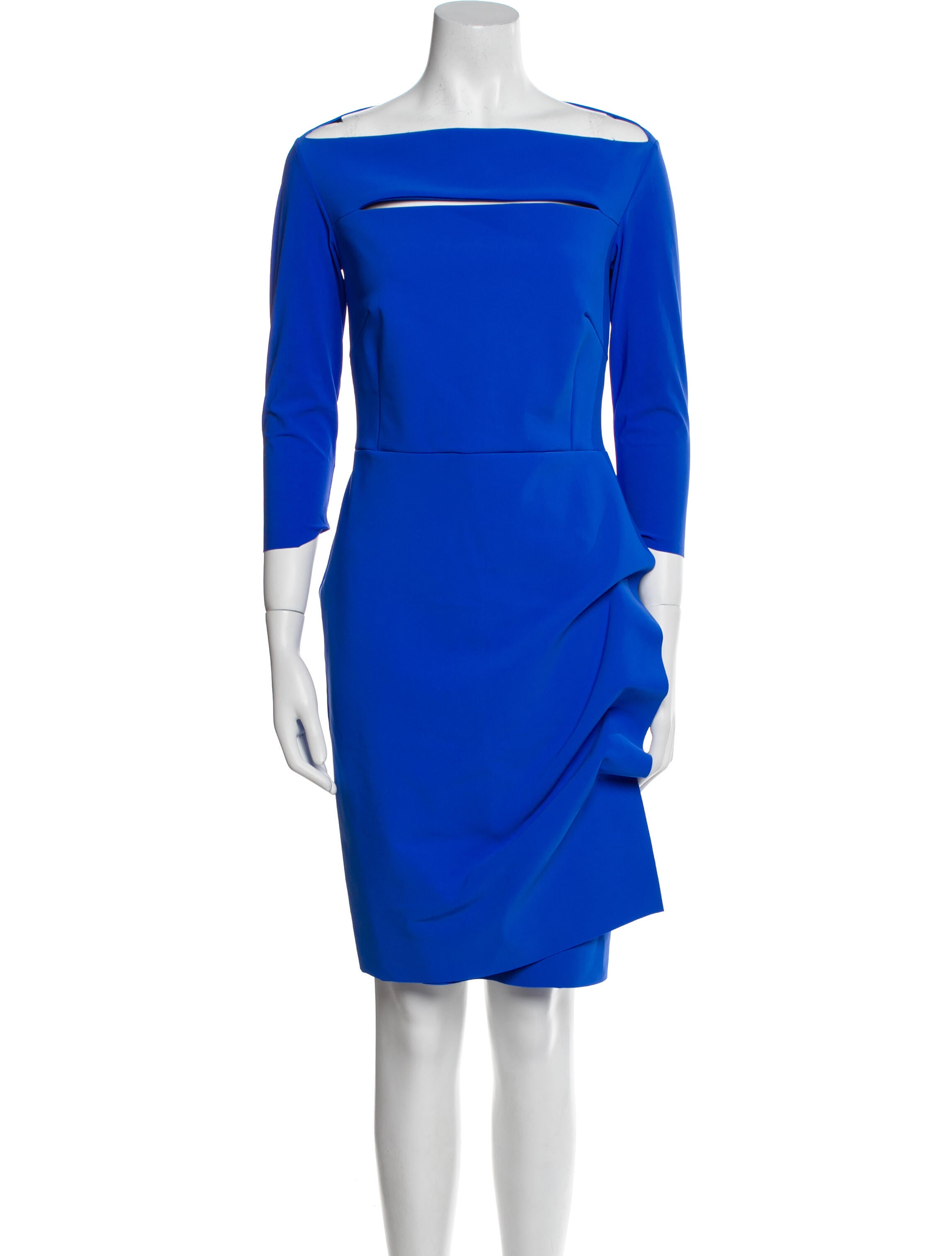 Chiara Boni Bateau Neckline Knee-Length Dress