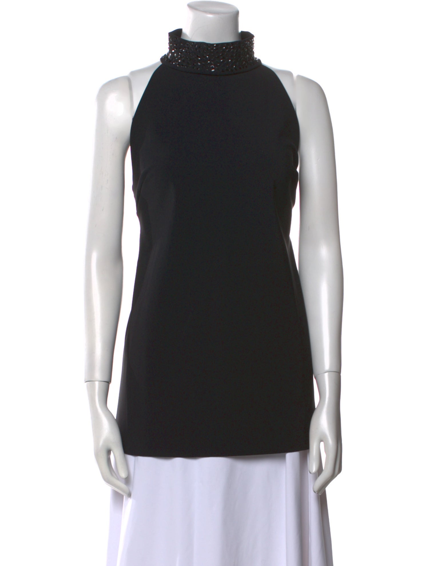 Chiara Boni Mock Neck Sleeveless Top