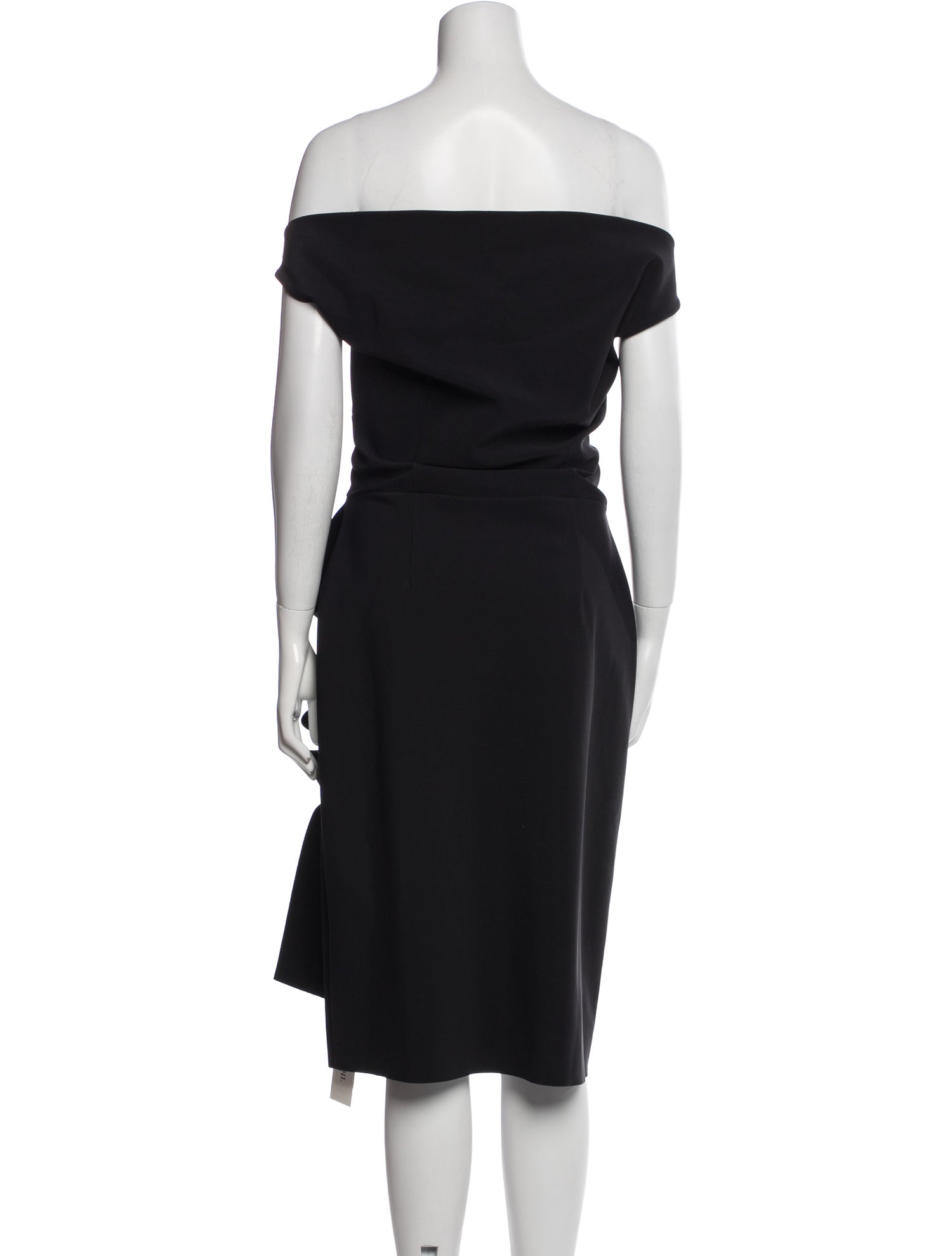 Chiara Boni Off-The-Shoulder Midi Length Dress