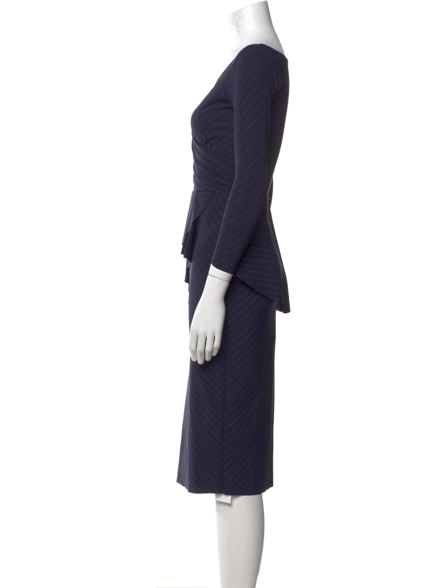 Chiara Boni V-Neck Midi Length Dress