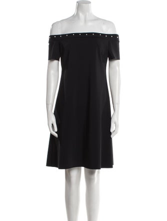 Chiara Boni Off-The-Shoulder Mini Dress