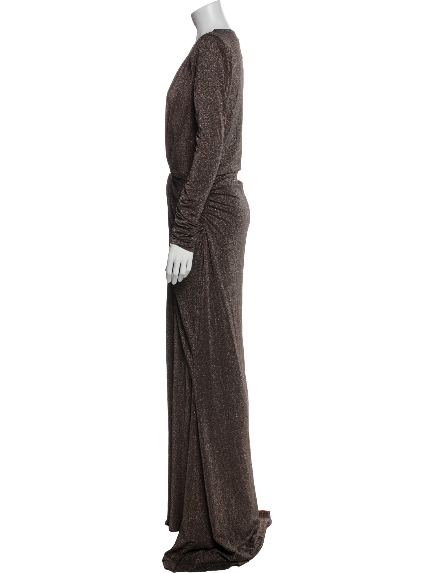 Chiara Boni V-Neck Long Dress w/ Tags