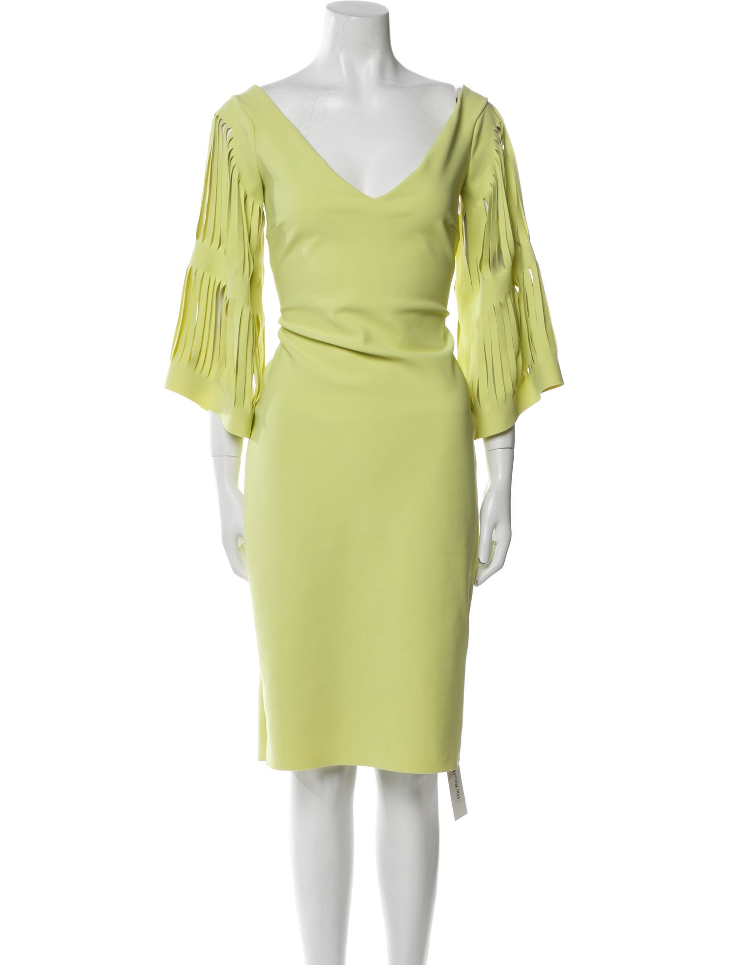 Chiara Boni V-Neck Knee-Length Dress