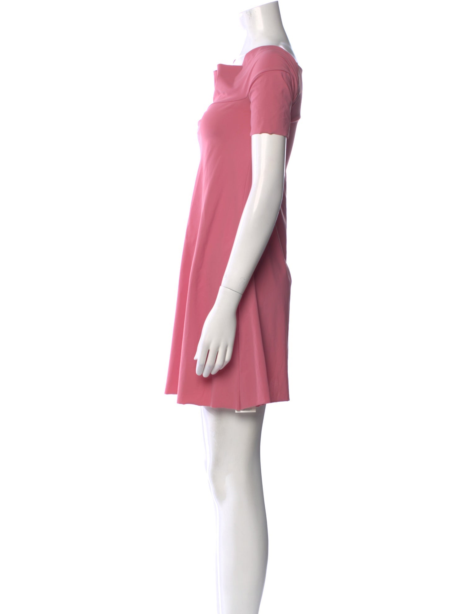 Chiara Boni Bateau Neckline Mini Dress