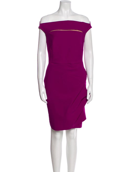 Chiara Boni Off-The-Shoulder Mini Dress