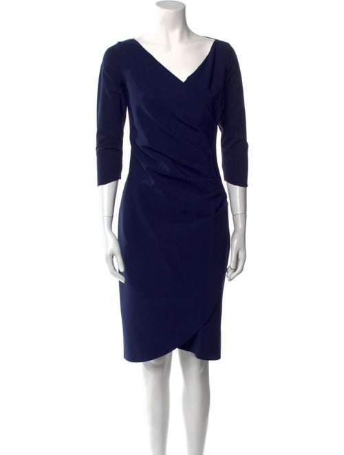 Chiara Boni V-Neck Knee-Length Dress