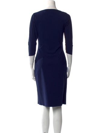 Chiara Boni V-Neck Knee-Length Dress