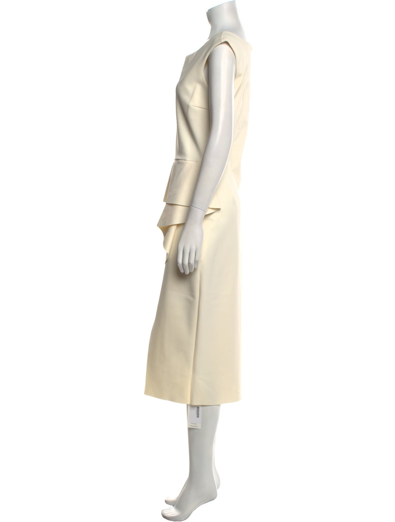 Chiara Boni Bateau Neckline Midi Length Dress