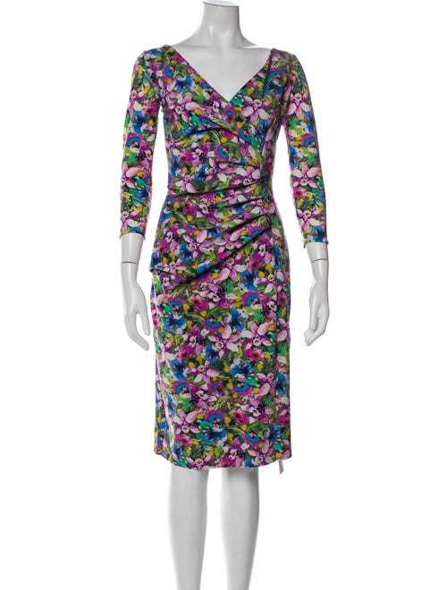 Chiara Boni Floral Print Knee-Length Dress