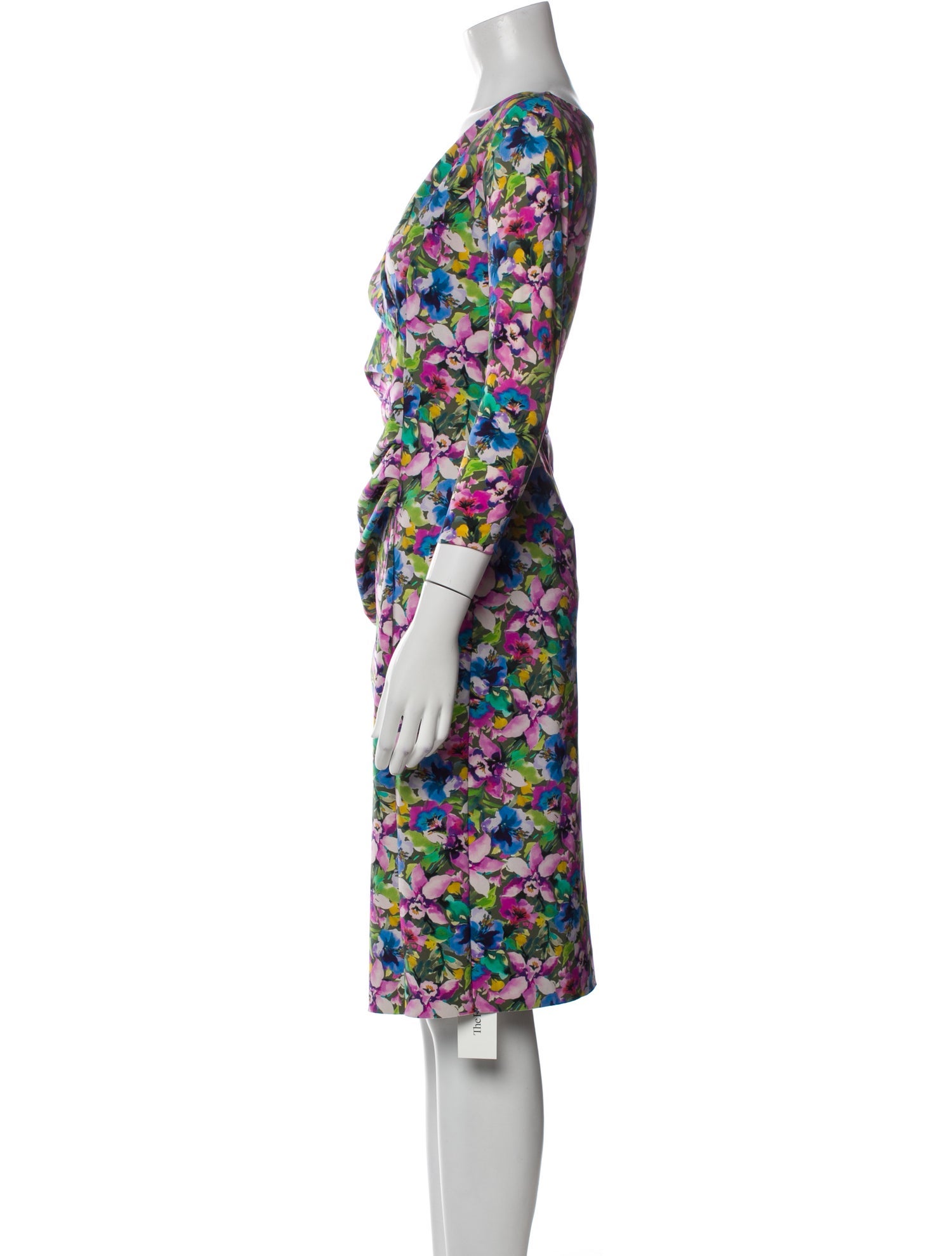 Chiara Boni Floral Print Knee-Length Dress