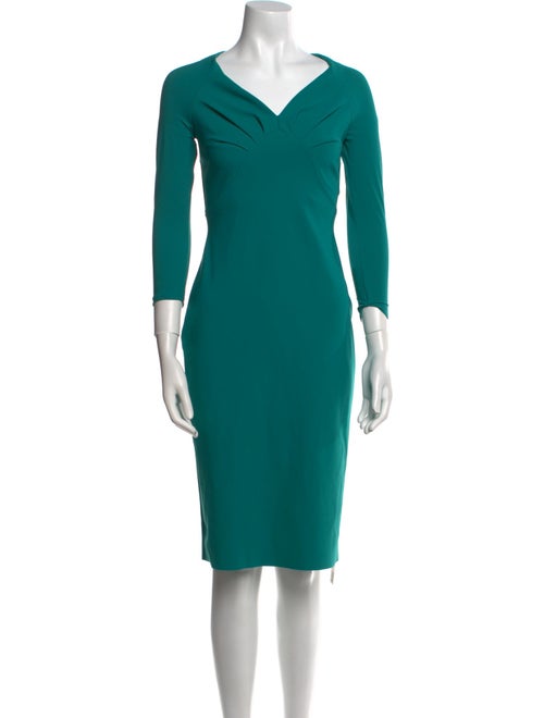Chiara Boni V-Neck Knee-Length Dress