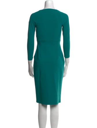 Chiara Boni V-Neck Knee-Length Dress