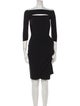 Chiara Boni Bateau Neckline Knee-Length Dress
