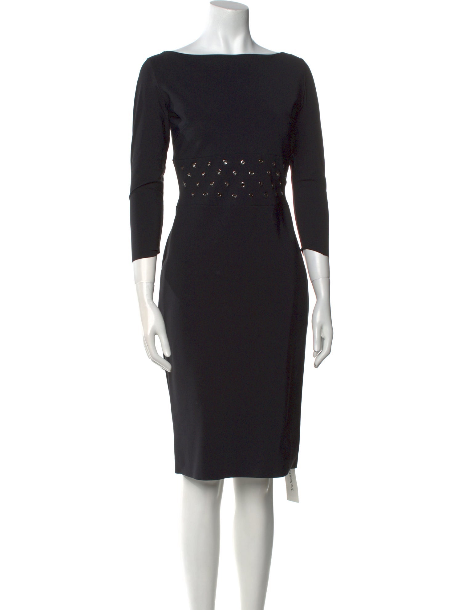 Chiara Boni Bateau Neckline Knee-Length Dress