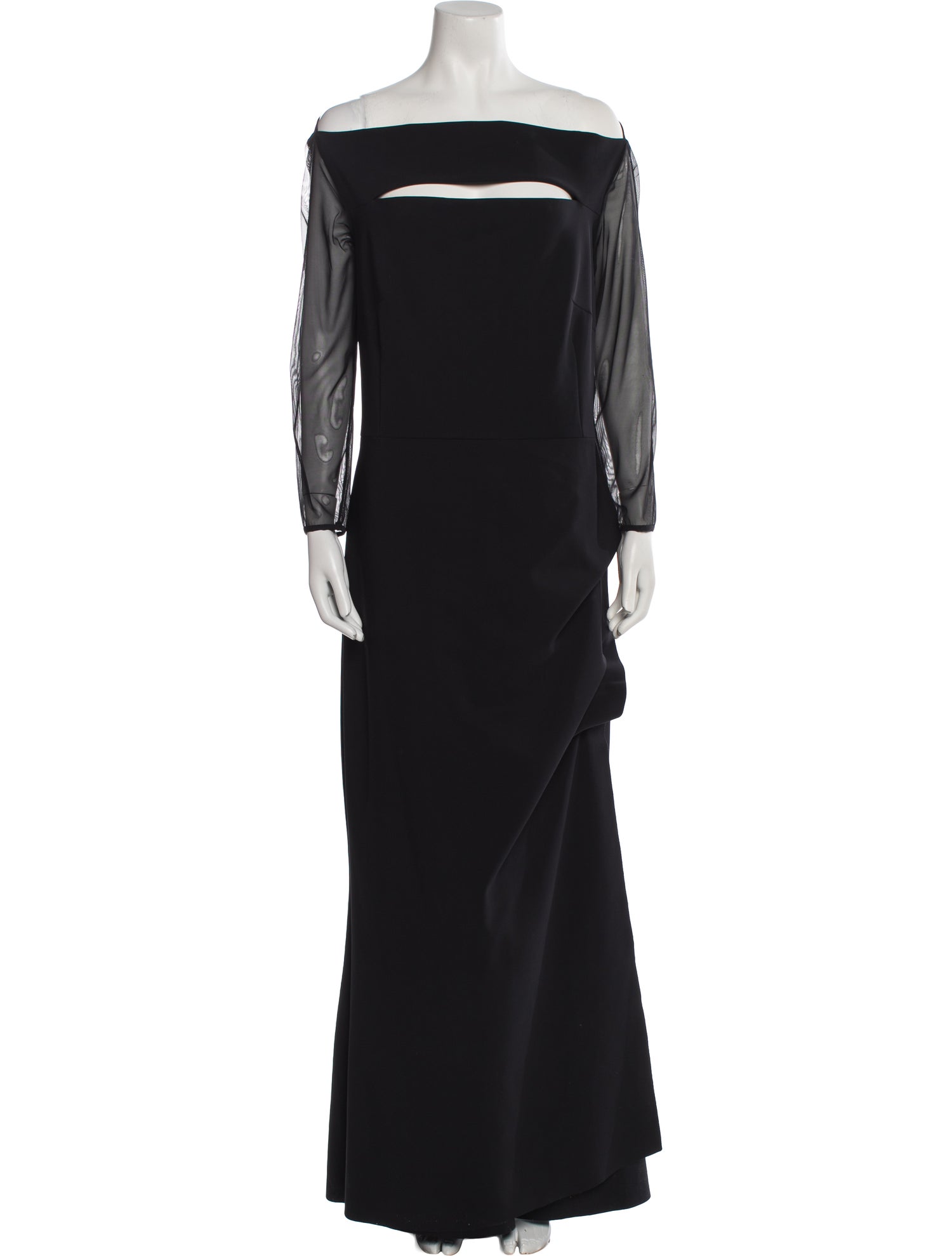 Chiara Boni Off-The-Shoulder Long Dress